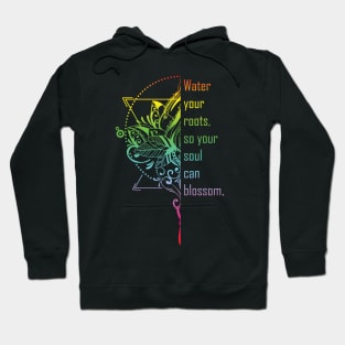 Lotus flower with wisdom Hoodie